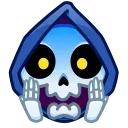 Reaper Skull Emoji emoji 😱