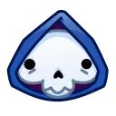 Reaper Skull Emoji emoji 😐
