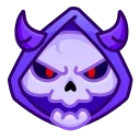 Reaper Skull Emoji emoji 👿