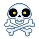 Reaper Skull Emoji emoji ☠️