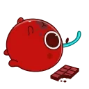 Red Cherry stiker 🍫