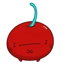Red Cherry emoji 😐