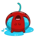 Red Cherry emoji 😭