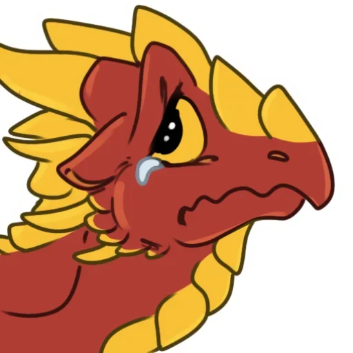 Telegram Sticker «Red Dino » 🤪