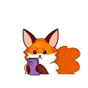 Red Fox stiker 😨
