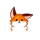 Red Fox emoji 😨