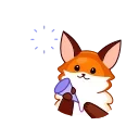 Red Fox emoji 🥳