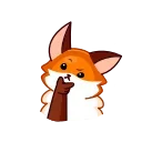 Red Fox emoji 🧐
