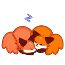 Red Fox emoji 😴