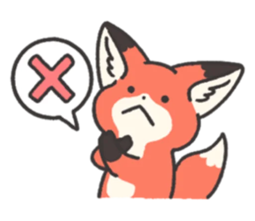 RedFox 2 emoji ❌