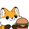 Red Fox emoji 🍔
