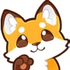 Red Fox emoji 🖐