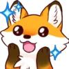 Red Fox emoji ✨
