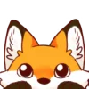 Red Fox emoji 🫥