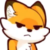 Red Fox emoji 😒