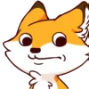 Red Fox emoji 😕
