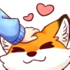 Red Fox emoji 🫳