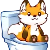 Red Fox emoji 🚽