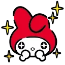 HD Red Hood My Melody emoji 🥺