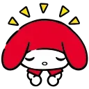 HD Red Hood My Melody emoji 😞