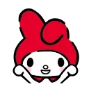 HD Red Hood My Melody emoji 😀