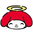 HD Red Hood My Melody emoji 😇