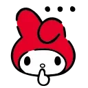 HD Red Hood My Melody emoji 🤫