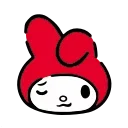 HD Red Hood My Melody emoji 🥴