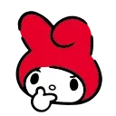 HD Red Hood My Melody emoji 🤔