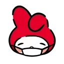 HD Red Hood My Melody emoji 😷