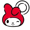 HD Red Hood My Melody emoji 😉