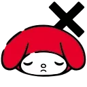 HD Red Hood My Melody emoji 😔