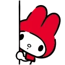 HD Red Hood My Melody emoji 🫥