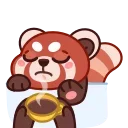 Емодзі телеграм Red Panda Emoji