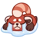 Емодзі Red Panda Emoji 😭