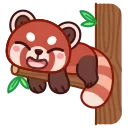 Эмодзи Red Panda Emoji  😴