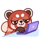 Red Panda Emoji emoji 😳