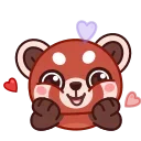 Эмодзи Red Panda Emoji  🥰