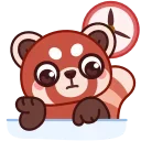 Емодзі Red Panda Emoji 🫥