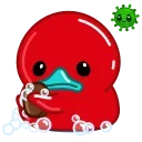 Red Duck sticker 🧼