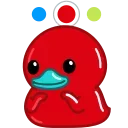 Red Duck sticker 👉