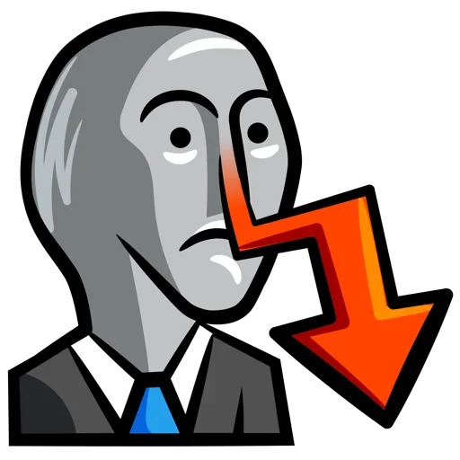 Telegram Sticker «Redditor» 👎