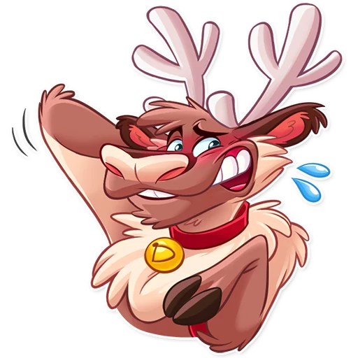 Reindeer Party sticker 😅