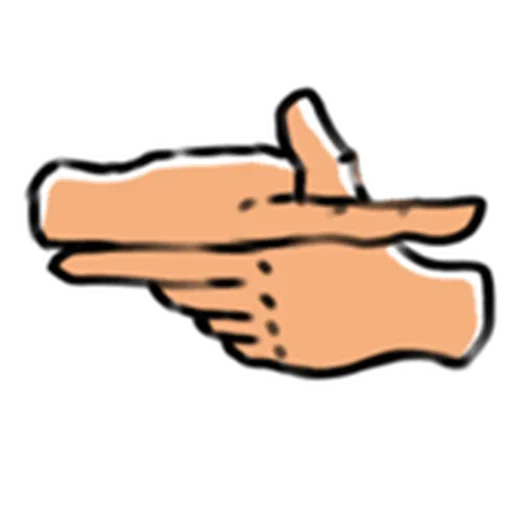Telegram Sticker «Nakaji hand » 😵‍💫
