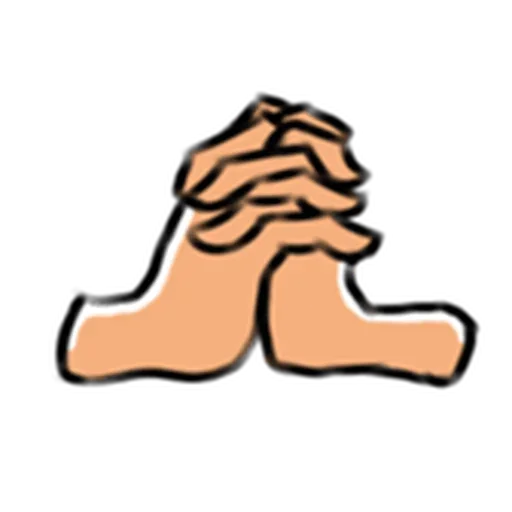 Telegram Sticker «Nakaji hand » 😘