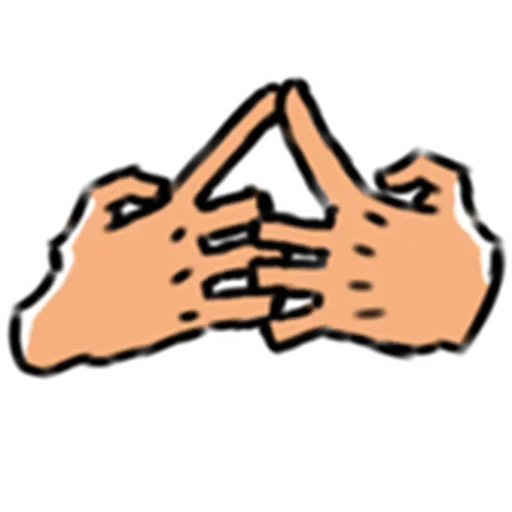 Telegram Sticker «Nakaji hand » ㊗️