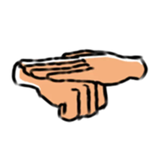 Telegram Sticker «Nakaji hand » 😄