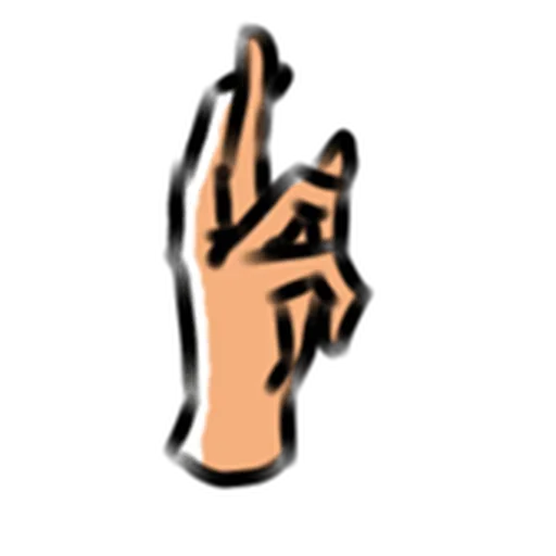 Telegram Sticker «Nakaji hand » 🤨