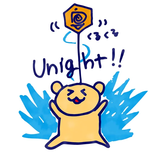 Telegram stiker «Ingress Resistance Bear by nenko» ?