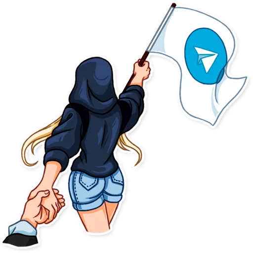 Telegram stiker «Resistance Girl» 👫